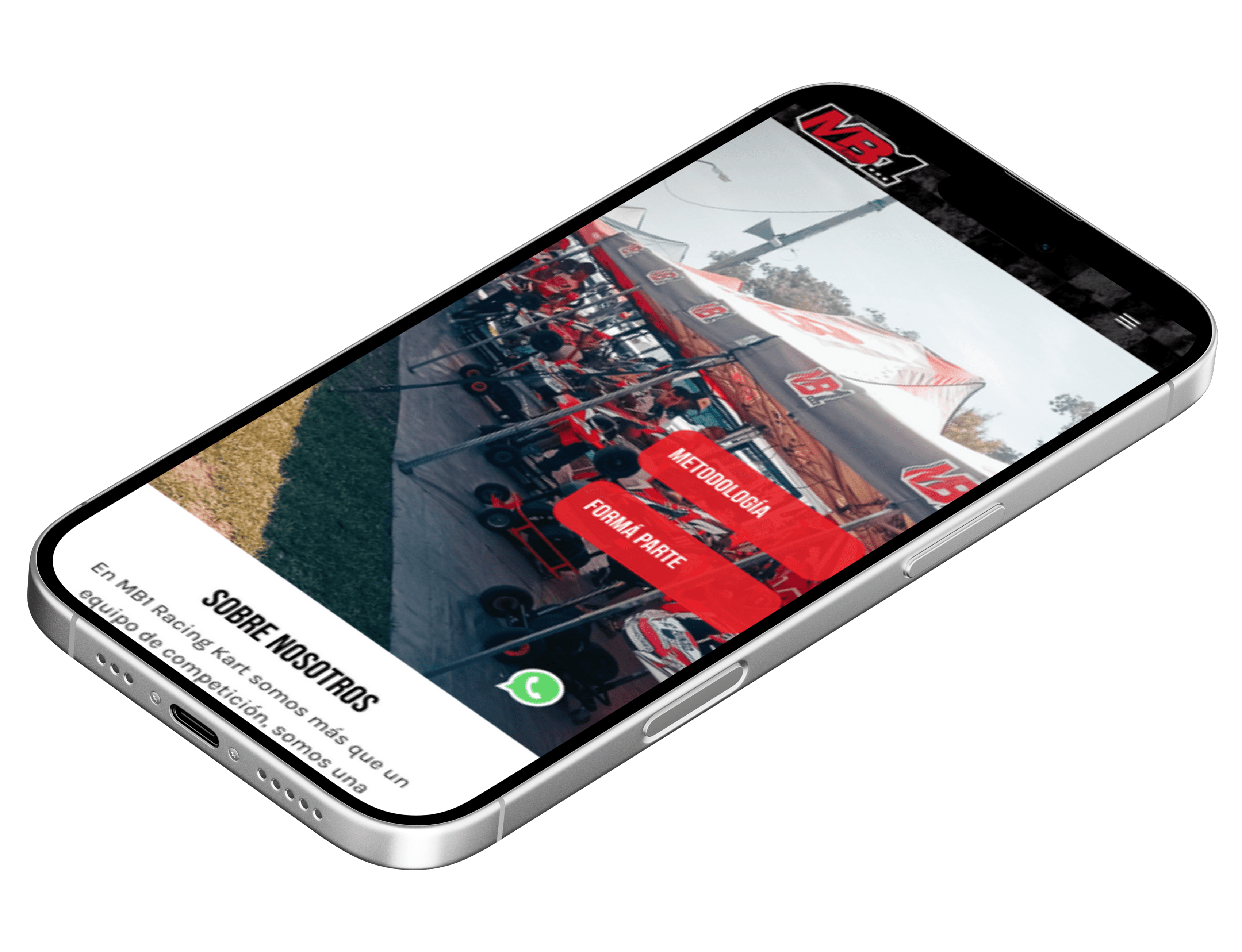 Final mobile site screenshot